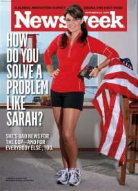 Sarah Palin on the cover of Newsweek