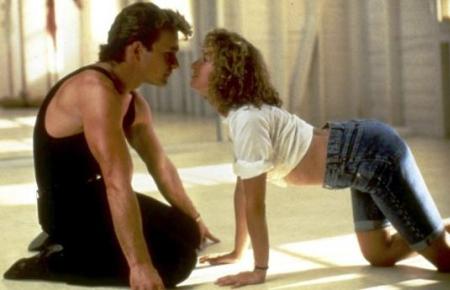 Patrick Swayze in Dirty Dancing with Jennifer Grey