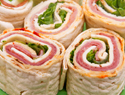 Holiday rolls and pinwheels