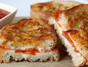 Pizza grilled cheese 