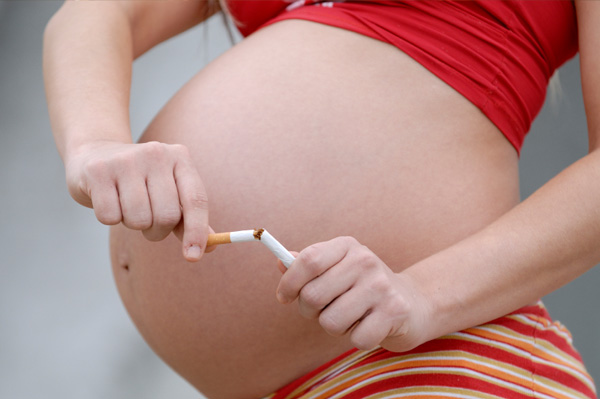 Pregnant Woman Brreeaking Ciggarette It goes without saying 