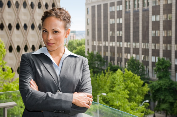 Proud Businesswoman