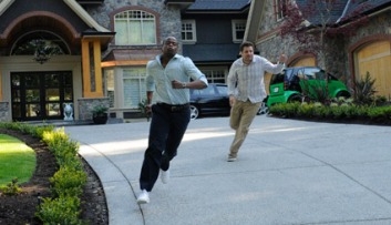 Dule and Jason make a run for it on Psych