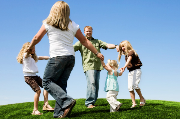 Family at Spring Time