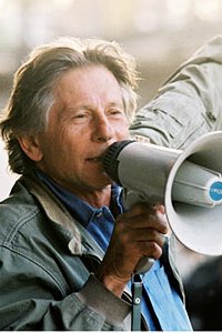 Roman Polanski directing on set