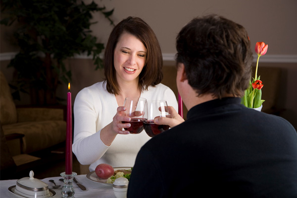 Plan a romantic dinner date at home