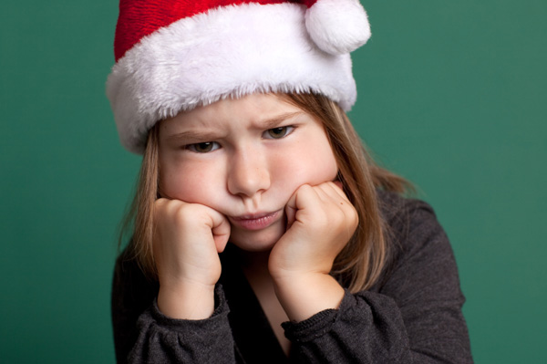 Rude girl at Christmas