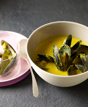 Saffron Mussel Stew
