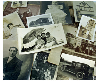 Save your old family photos by scanning them into your computer