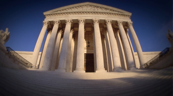 This building, the US Supreme Court, wields the First Amendment power