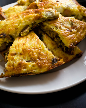 Shrimp and broccoli Frittata