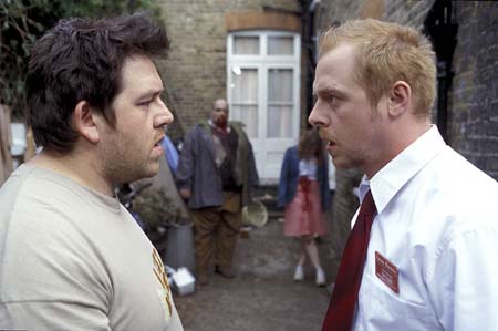Nick Frost and Simon Pegg in Shaun of the Dead