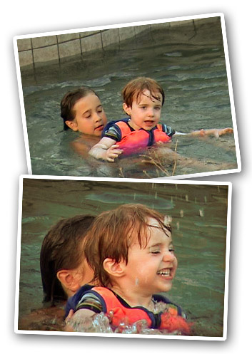 boy with autism and his big sister