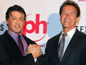 Schwarzenegger and Stallone re-unite in an unlikely place