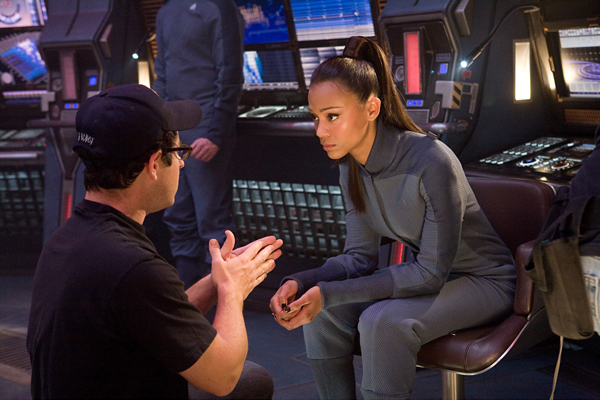 JJ Abrams works his directorial magic with Zoe Saldana