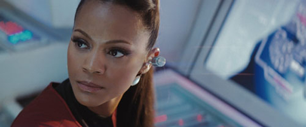 Zoe Saldana shines as Uhura in JJ Abrams' Star Trek