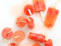 Strawberry margarita cocktail Popsicle