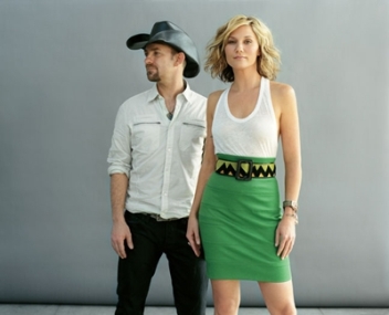 Kristian and Jennifer strike a pose