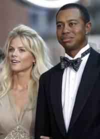Tiger Woods and wife Elin in happier times