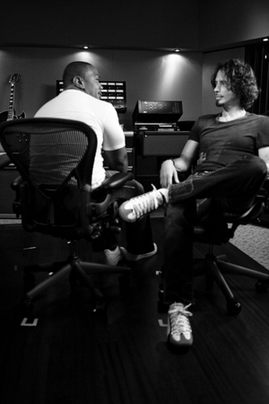 Timbaland and Chris Cornell crafting Scream