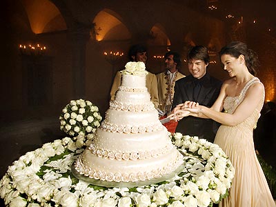 wedding of Tom Cruise and Katie Holmes 