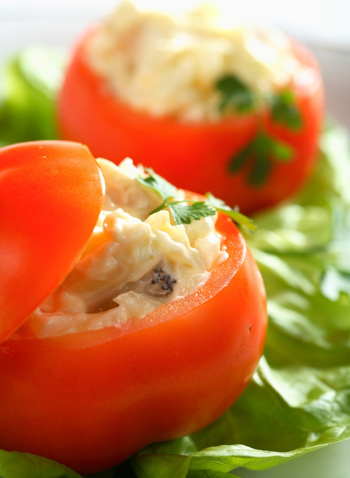 Tomato and Tuna Cup