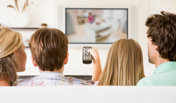 Watching TV dads