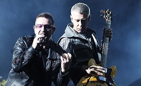 Adam Clayton and Bono live in Pasadena