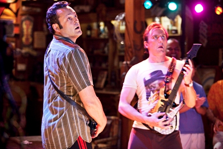 Vaughn goes at it in Couples Retreat as if his marriage depends on it