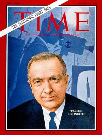 Walter Cronkite on the cover of Time