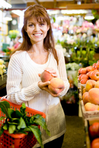 Woman at Farmer's Market