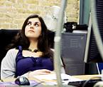 Woman bored at office