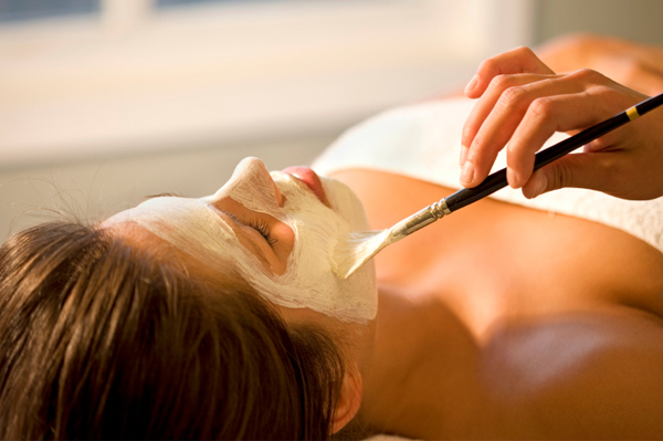 Woman Getting Facial