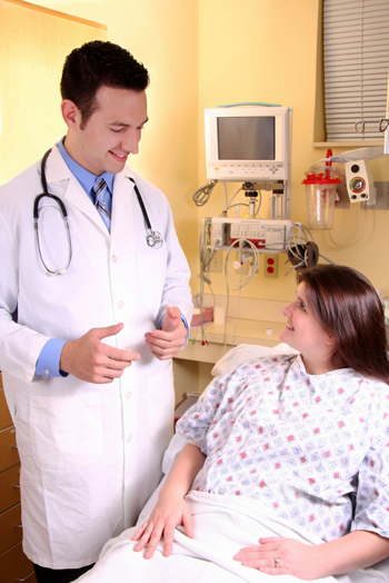 Woman with Doctor