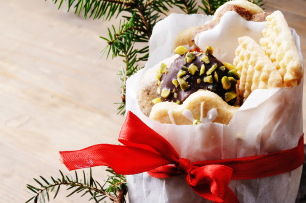 Wrapped Christmas Cookies