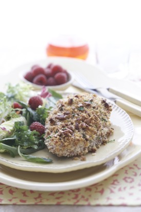 Raspberry Mustard-Crusted Chicken