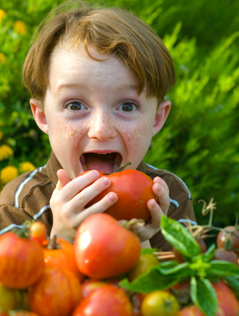 Kid Eating Food