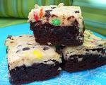 M&M Layered Brownies