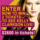 Enter to win tickets to see Kelly Clarkson!