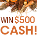 Turkey Day Giveaway: Win $500!