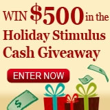 Win $500 holiday stimulus cash