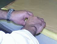 making a yule log cake, jean francois houdre