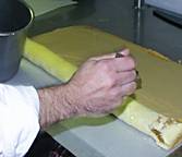 making a yule log cake, jean francois houdre