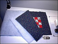 holiday runner, christmas crafts