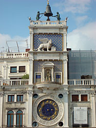 clock.jpg Clock in Venice, Italy, St. Mark's Square