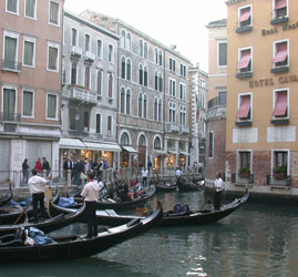 gondolas.jpg gondolas in Venice, Italy
