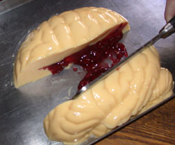 Melba's Bleeding Brain Halloween Gelatin Mold Recipe