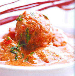 Kashmiri Lamb Meatball Paprikash