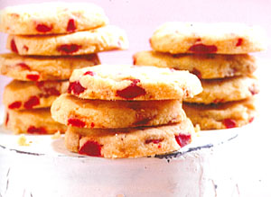 Strawberries and Cream Cookies
