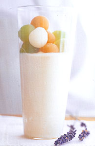 Chanterelle's Lavender and Honey Creme Fraiche Parfait